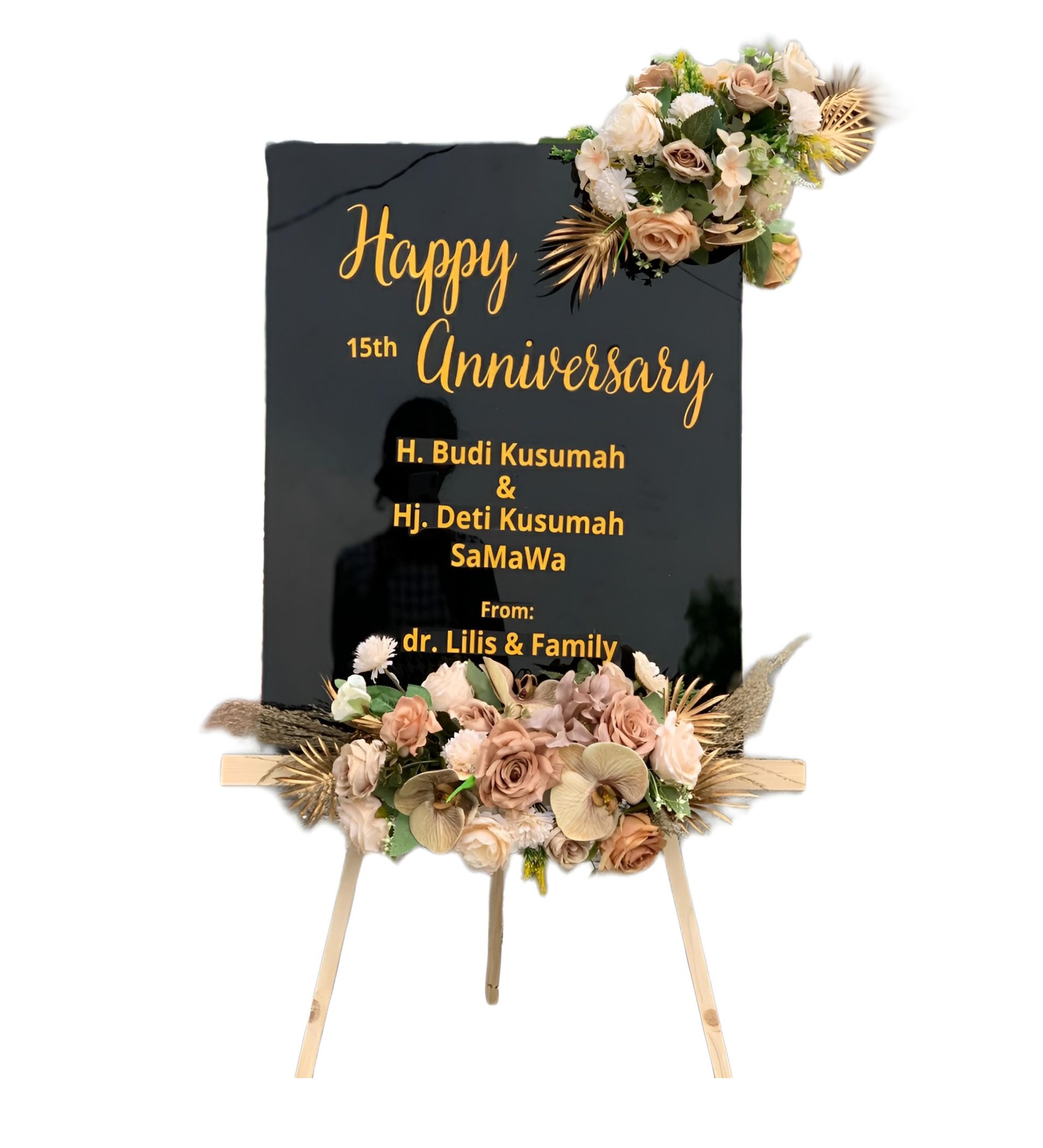 Papan Bunga Akrilik Sukarami