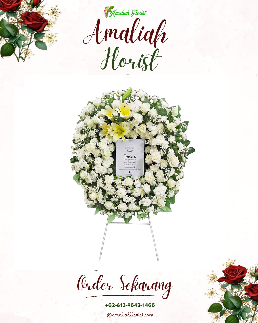 Krans Bunga Duka Sukarami